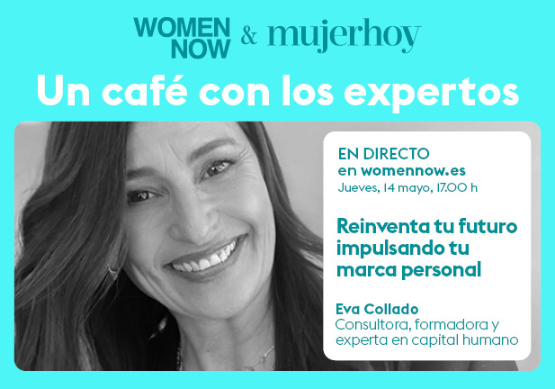 Cómo reinventarte e impulsar tu marca personal, con la consultora Eva Collado, esta tarde, en directo, en el ‘Café con los expertos’